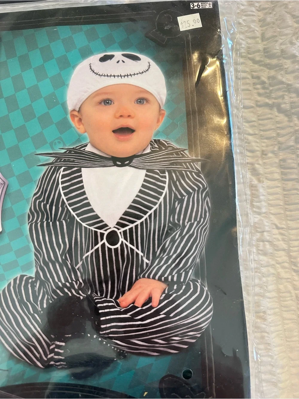 Disney Jack Skellington Infant Halloween Costume - Black & White